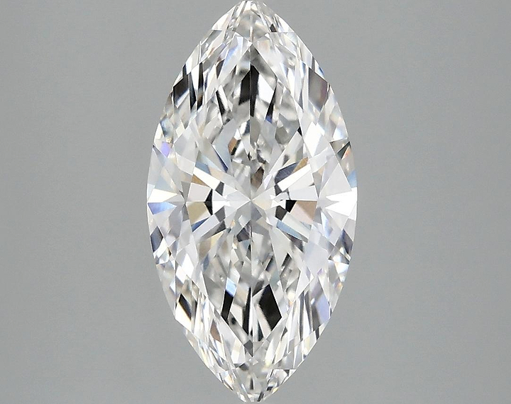 2.0 Carat Marquise Shaped Ideal Cut VVS2 IGI Certified Lab Grown Diamond