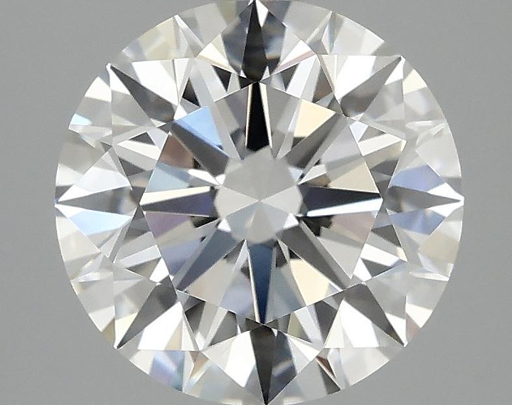 3.09 Carat Round Shaped Ideal Cut VVS2 IGI Certified Lab Grown Diamond