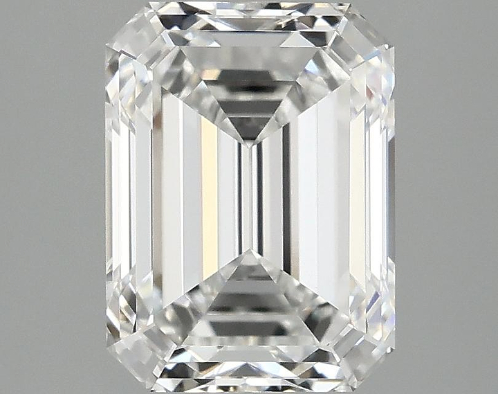 3.04 Carat Emerald Shaped Excellent Cut VVS2 IGI Certified Lab Grown Diamond