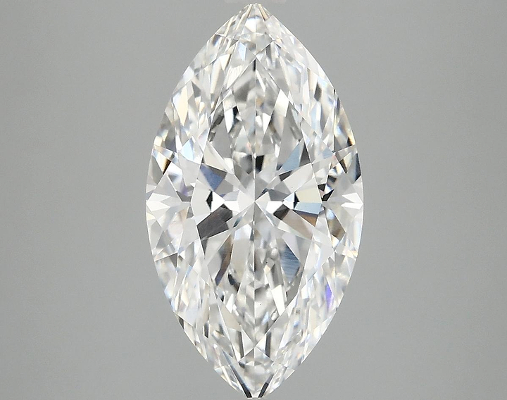 3.09 Carat Marquise Shaped Excellent Cut VVS2 IGI Certified Lab Grown Diamond