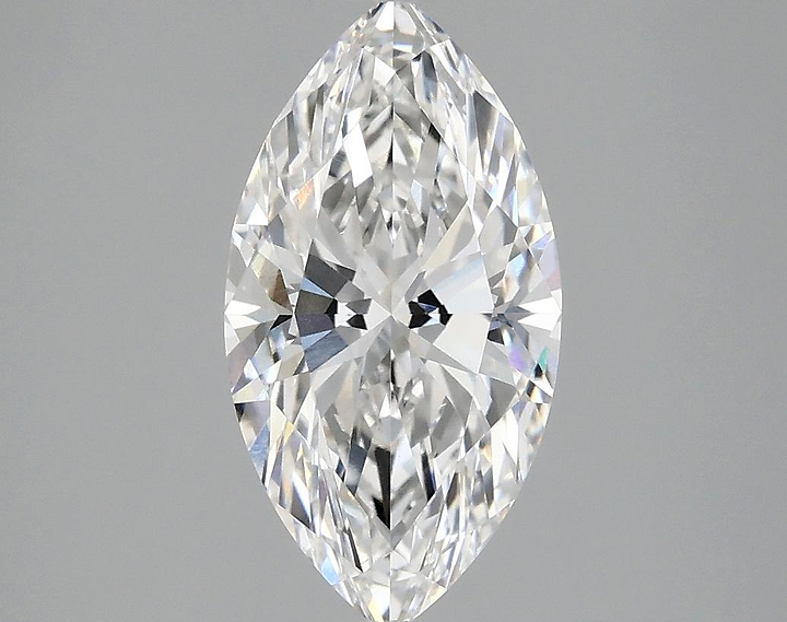 2.07 Carat Marquise Shaped Excellent Cut VS1 IGI Certified Lab Grown Diamond