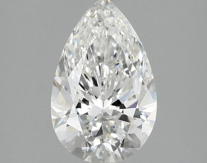 1.59 Carat Pear Shaped Ideal Cut VVS2 IGI Certified Lab Grown Diamond