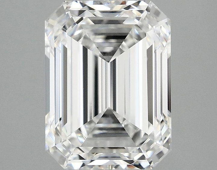 2.59 Carat Emerald Shaped Excellent Cut VVS2 IGI Certified Lab Grown Diamond