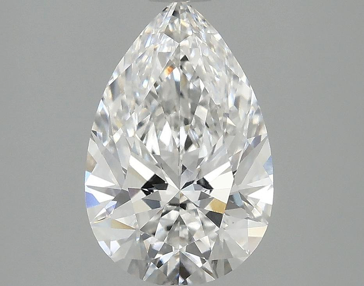 2.08 Carat Pear Shaped Excellent Cut VVS2 IGI Certified Lab Grown Diamond