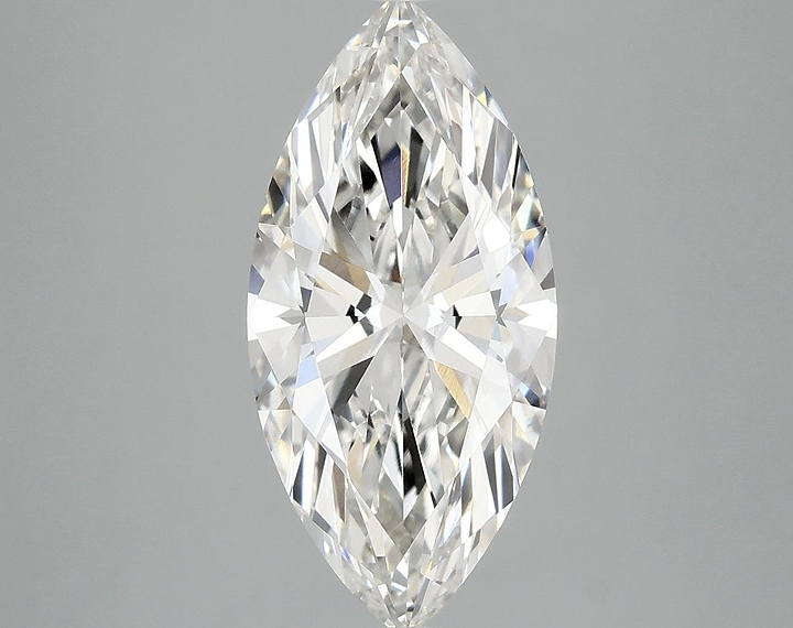 3.06 Carat Marquise Shaped Excellent Cut VVS2 IGI Certified Lab Grown Diamond