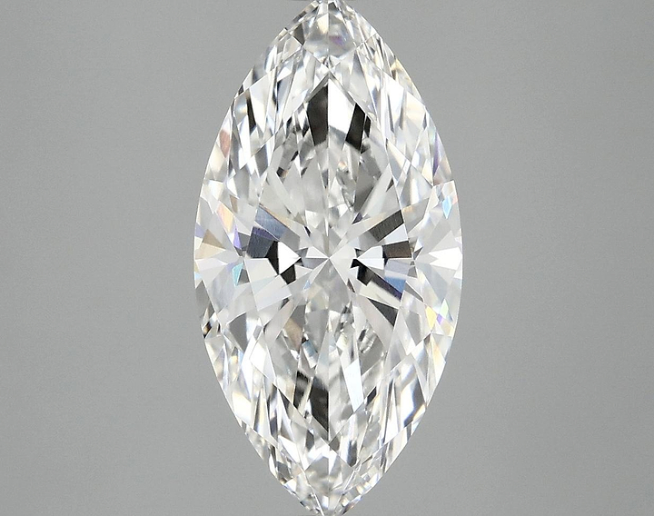 3.09 Carat Marquise Shaped Ideal Cut VVS2 IGI Certified Lab Grown Diamond