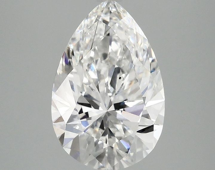 3.07 Carat Pear Shaped Excellent Cut VS2 IGI Certified Lab Grown Diamond