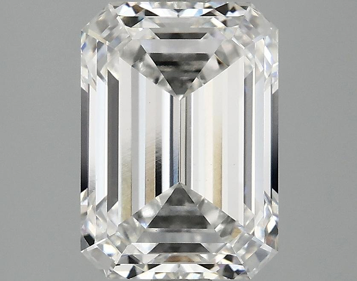 3.09 Carat Emerald Shaped Ideal Cut VS1 IGI Certified Lab Grown Diamond