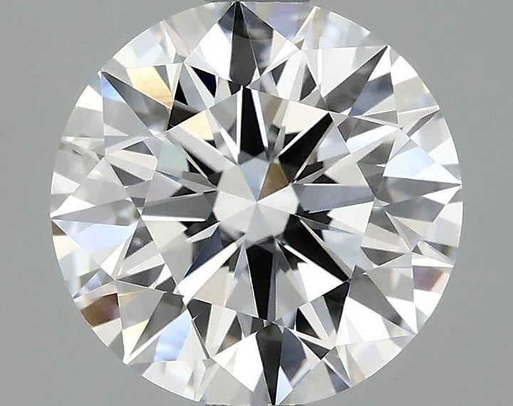 2.05 Carat Round Shaped Ideal Cut VVS2 IGI Certified Lab Grown Diamond