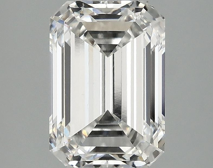 2.55 Carat Emerald Shaped Ideal Cut VS1 IGI Certified Lab Grown Diamond