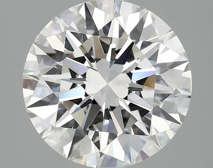 3.09 Carat Round Shaped Ideal Cut VVS2 IGI Certified Lab Grown Diamond