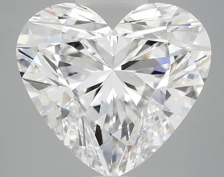 5.08 Carat Heart Shaped Ideal Cut VS1 IGI Certified Lab Grown Diamond