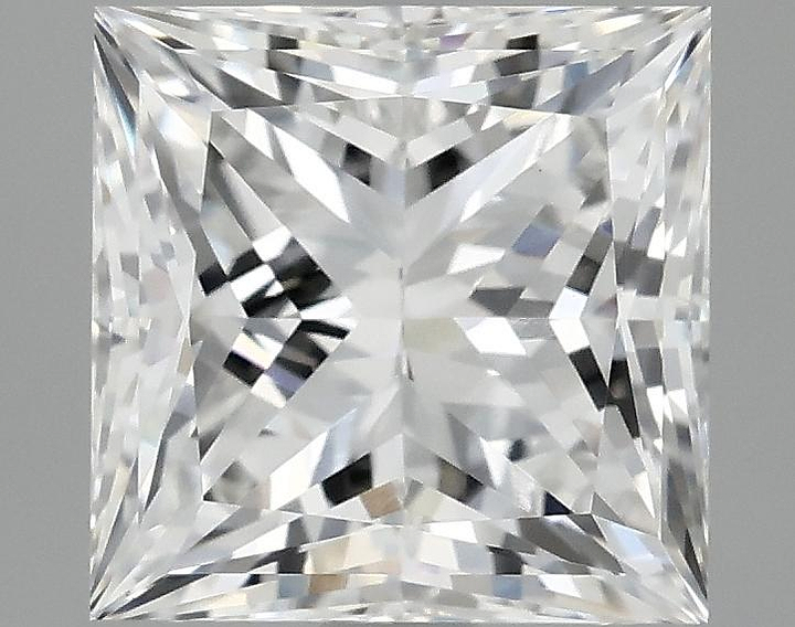 2.54 Carat Princess Shaped Ideal Cut VS1 IGI Certified Lab Grown Diamond