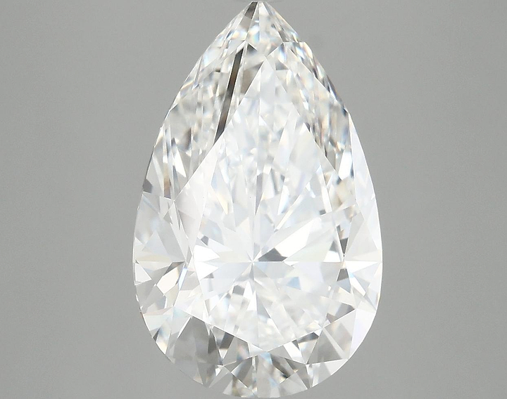 4.99 Carat Pear Shaped Ideal Cut VVS2 IGI Certified Lab Grown Diamond