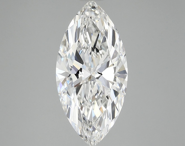 3.1 Carat Marquise Shaped Excellent Cut VVS2 IGI Certified Lab Grown Diamond