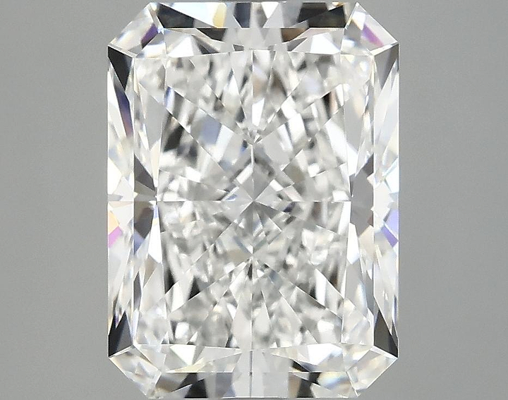 4.08 Carat Radiant Shaped Excellent Cut VVS2 IGI Certified Lab Grown Diamond