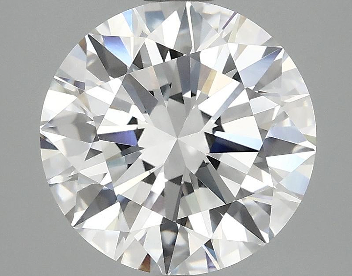 3.08 Carat Round Shaped Ideal Cut VVS2 IGI Certified Lab Grown Diamond