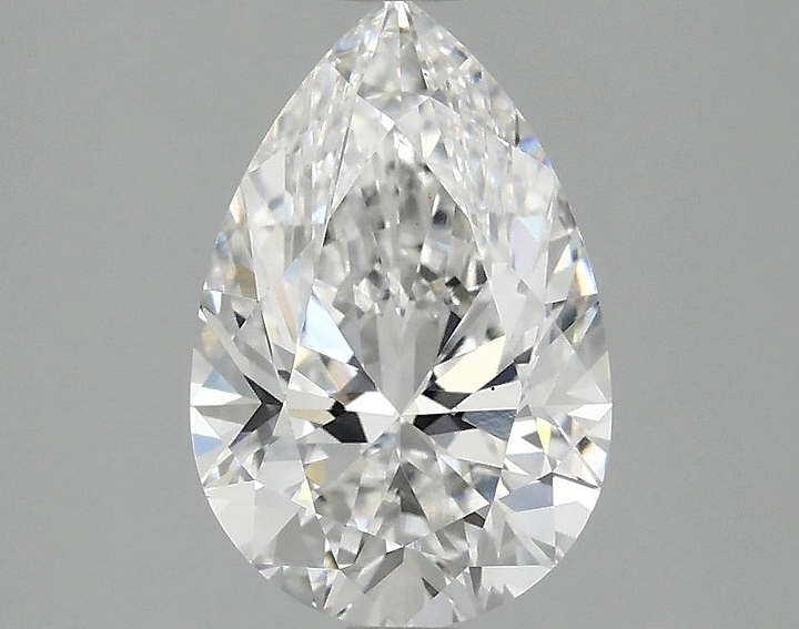 1.98 Carat Pear Shaped Excellent Cut VS1 IGI Certified Lab Grown Diamond