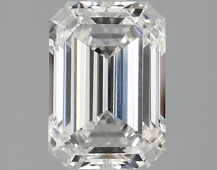 2.07 Carat Emerald Shaped Ideal Cut VVS2 IGI Certified Lab Grown Diamond