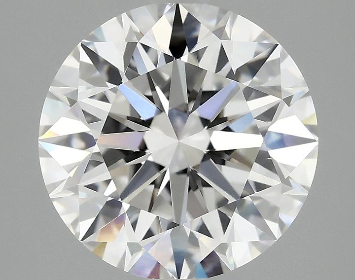 3.08 Carat Round Shaped Excellent Cut VVS2 IGI Certified Lab Grown Diamond