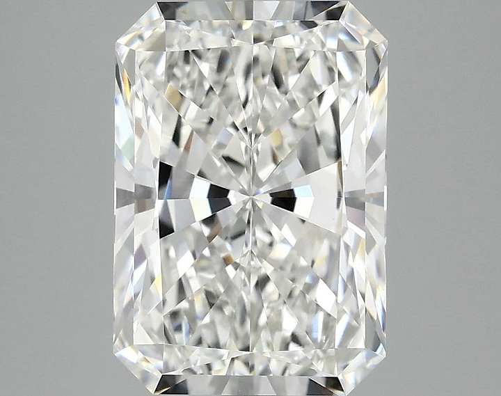 3.89 Carat Radiant Shaped Ideal Cut VVS2 IGI Certified Lab Grown Diamond