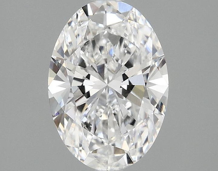 1.54 Carat Oval Shaped Ideal Cut VVS2 IGI Certified Lab Grown Diamond