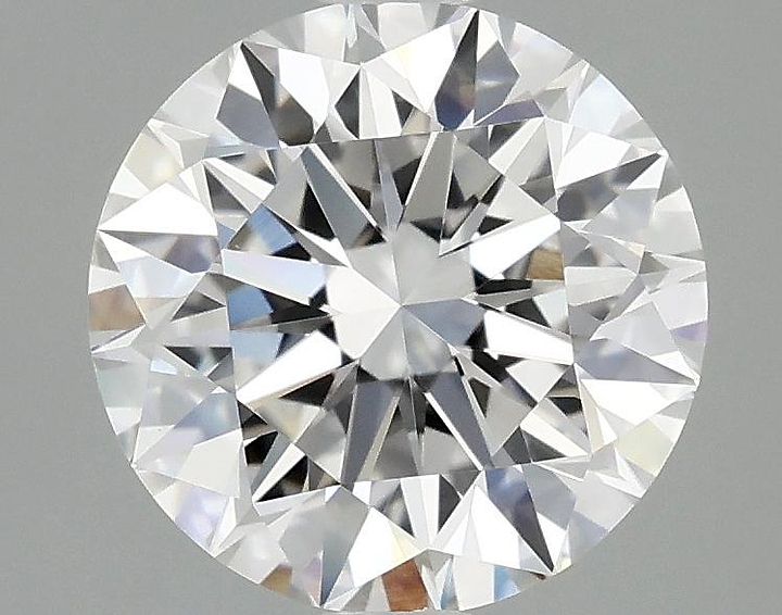 2.06 Carat Round Shaped Ideal Cut VVS2 IGI Certified Lab Grown Diamond