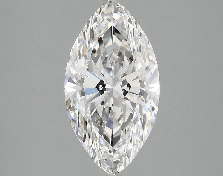 2.0 Carat Marquise Shaped Excellent Cut VVS2 IGI Certified Lab Grown Diamond