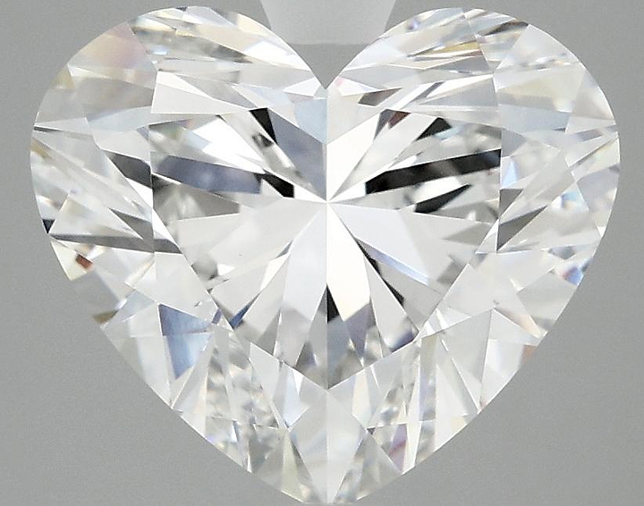 4.08 Carat Heart Shaped Ideal Cut VVS2 IGI Certified Lab Grown Diamond