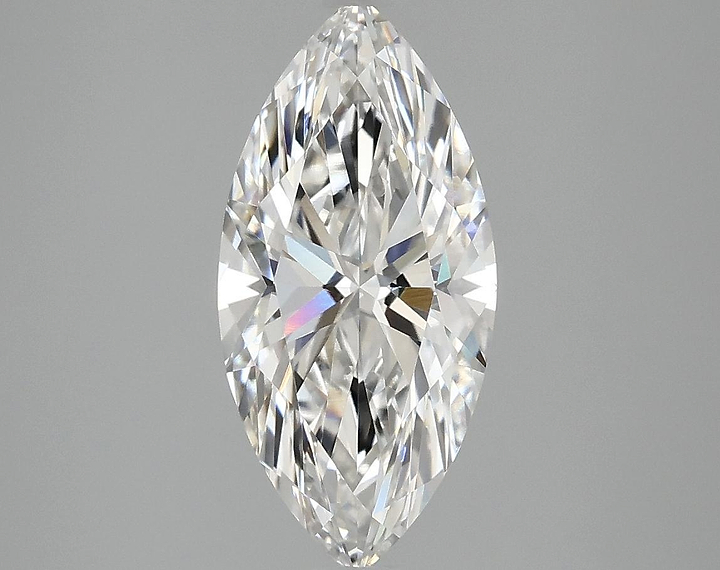 2.01 Carat Marquise Shaped Excellent Cut VVS2 IGI Certified Lab Grown Diamond