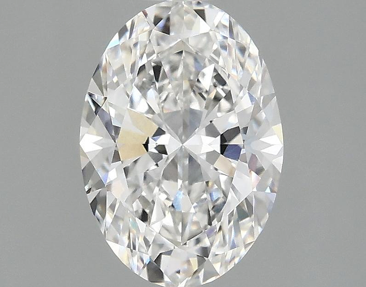 1.5 Carat Oval Shaped Ideal Cut VVS2 IGI Certified Lab Grown Diamond