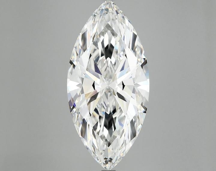 9.6 Carat Marquise Shaped Excellent Cut VVS2 IGI Certified Lab Grown Diamond
