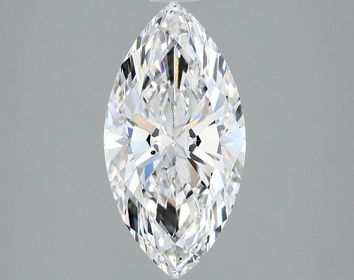 1.98 Carat Marquise Shaped Ideal Cut SI1 IGI Certified Lab Grown Diamond
