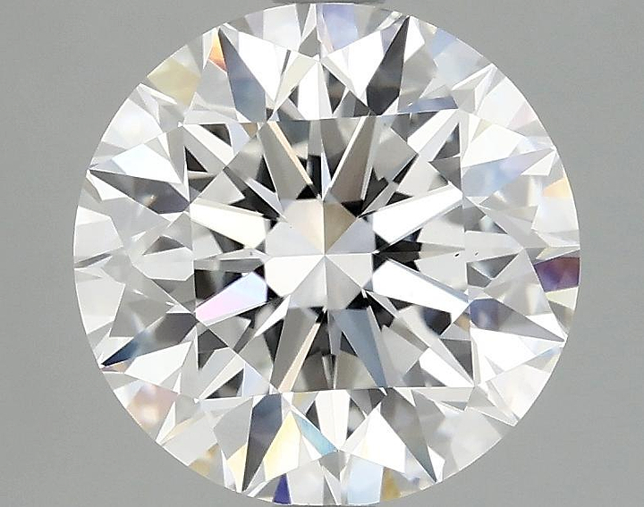 3.08 Carat Round Shaped Excellent Cut VS1 IGI Certified Lab Grown Diamond