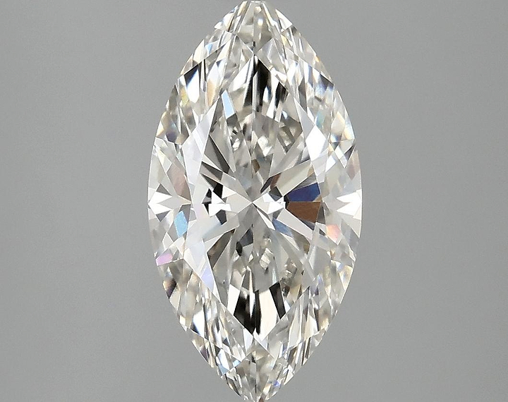 2.0 Carat Marquise Shaped Ideal Cut VVS2 IGI Certified Lab Grown Diamond