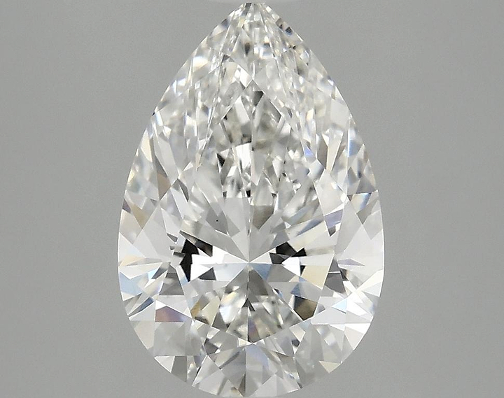 2.53 Carat Pear Shaped Excellent Cut VVS2 IGI Certified Lab Grown Diamond