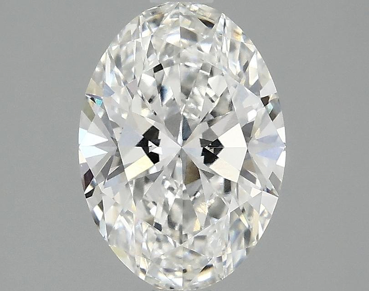 1.55 Carat Oval Shaped Ideal Cut VVS2 IGI Certified Lab Grown Diamond
