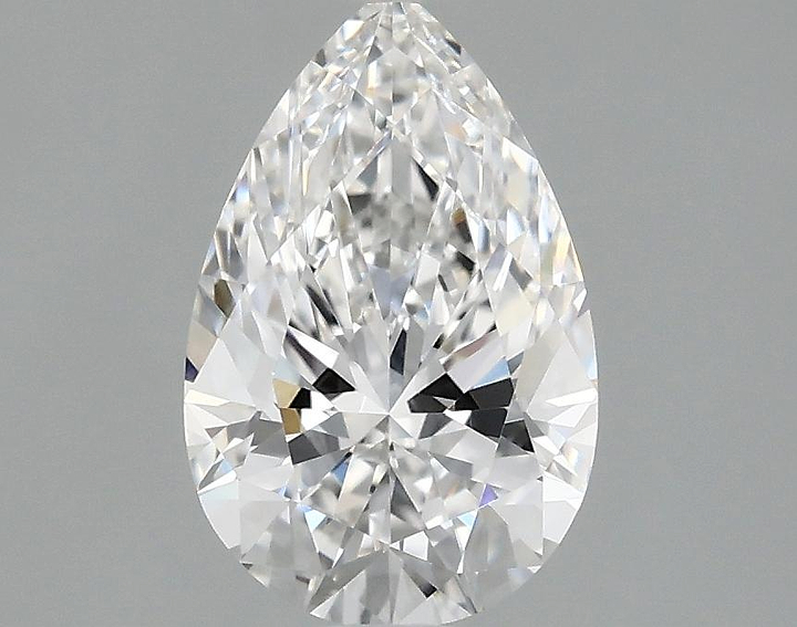 1.06 Carat Pear Shaped Ideal Cut VVS2 IGI Certified Lab Grown Diamond