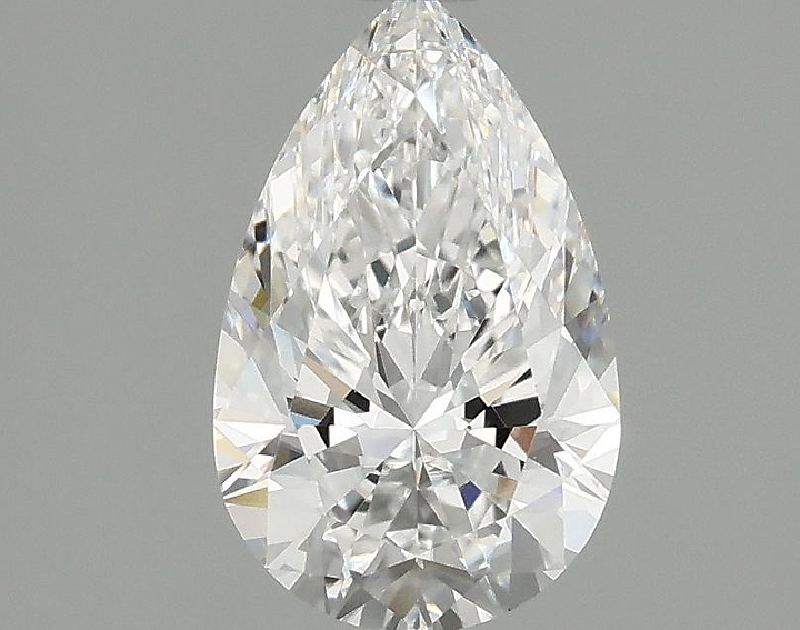 1.39 Carat Pear Shaped Ideal Cut VVS2 IGI Certified Lab Grown Diamond