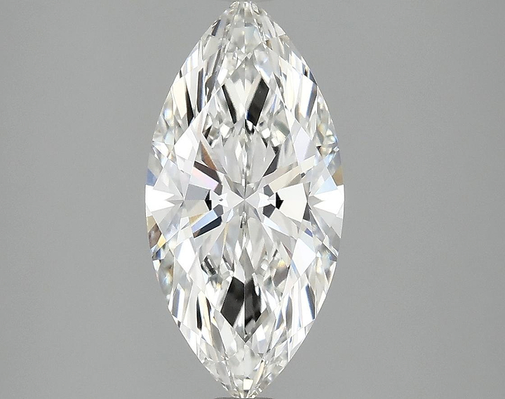 2.01 Carat Marquise Shaped Excellent Cut VVS2 IGI Certified Lab Grown Diamond