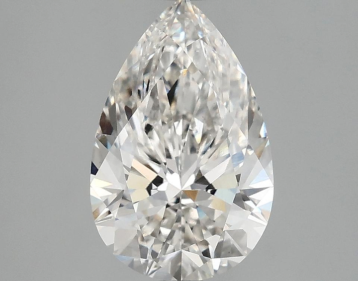 2.52 Carat Pear Shaped Ideal Cut VS1 IGI Certified Lab Grown Diamond