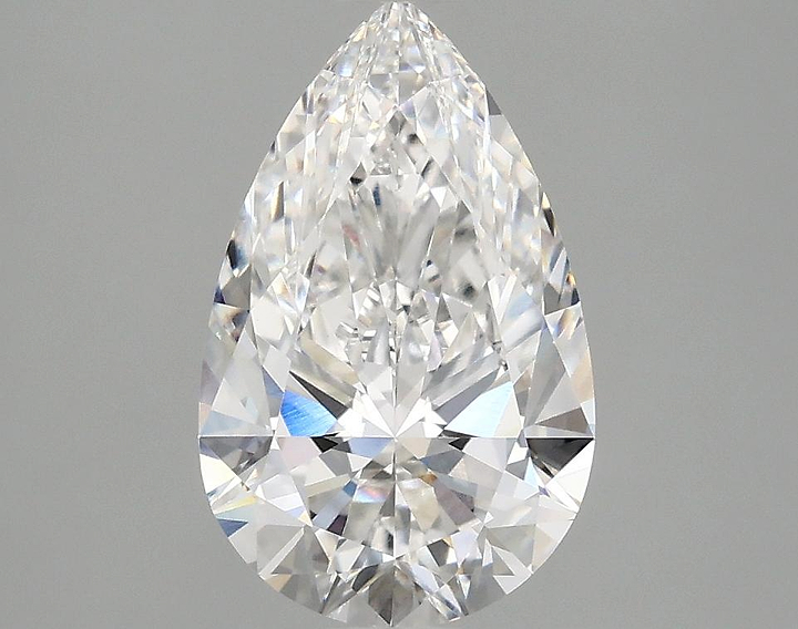 2.08 Carat Pear Shaped Ideal Cut VVS2 IGI Certified Lab Grown Diamond