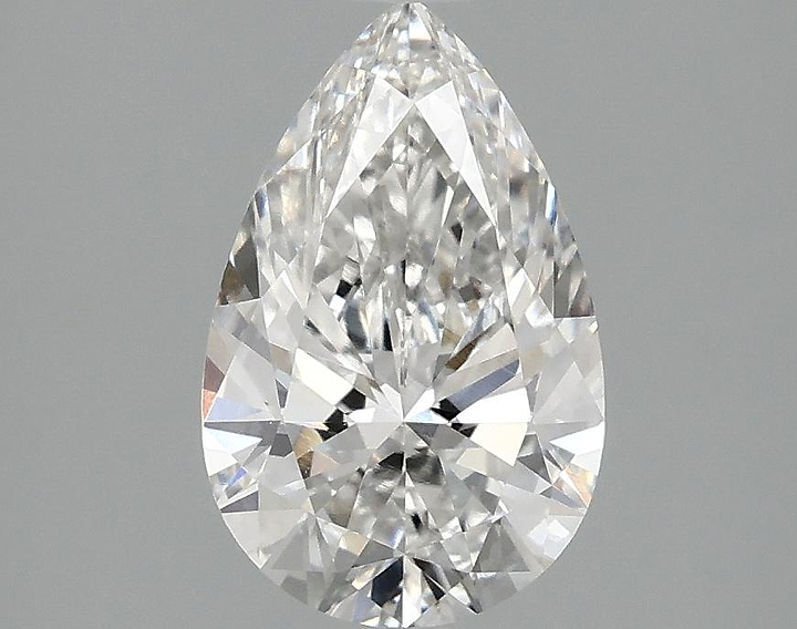 1.49 Carat Pear Shaped Ideal Cut VVS2 IGI Certified Lab Grown Diamond