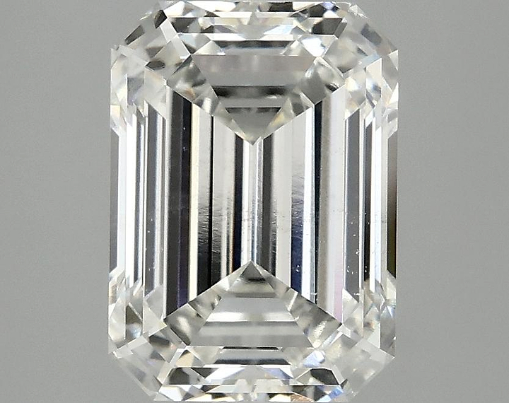 3.28 Carat Emerald Shaped Excellent Cut SI1 IGI Certified Lab Grown Diamond