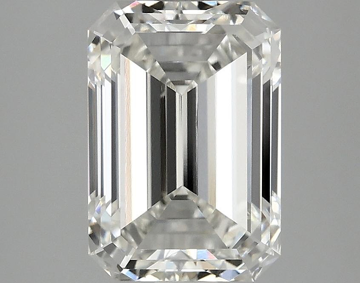 3.01 Carat Emerald Shaped Ideal Cut VVS2 IGI Certified Lab Grown Diamond