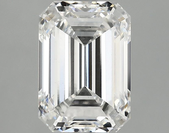 3.02 Carat Emerald Shaped Ideal Cut VS1 IGI Certified Lab Grown Diamond