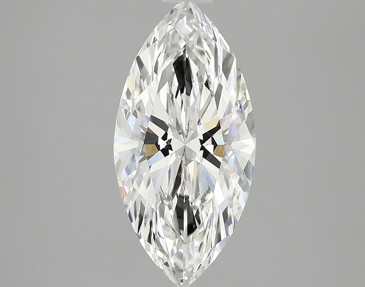 2.08 Carat Marquise Shaped Excellent Cut VVS2 IGI Certified Lab Grown Diamond