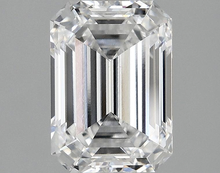 2.1 Carat Emerald Shaped Ideal Cut VVS2 IGI Certified Lab Grown Diamond