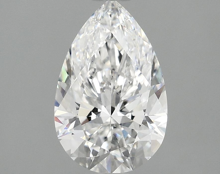 1.54 Carat Pear Shaped Ideal Cut VS1 IGI Certified Lab Grown Diamond