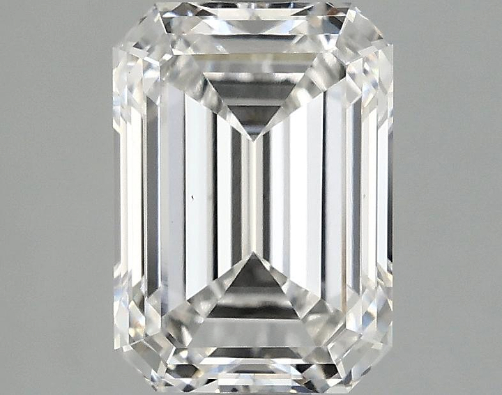 2.56 Carat Emerald Shaped Ideal Cut VS1 IGI Certified Lab Grown Diamond